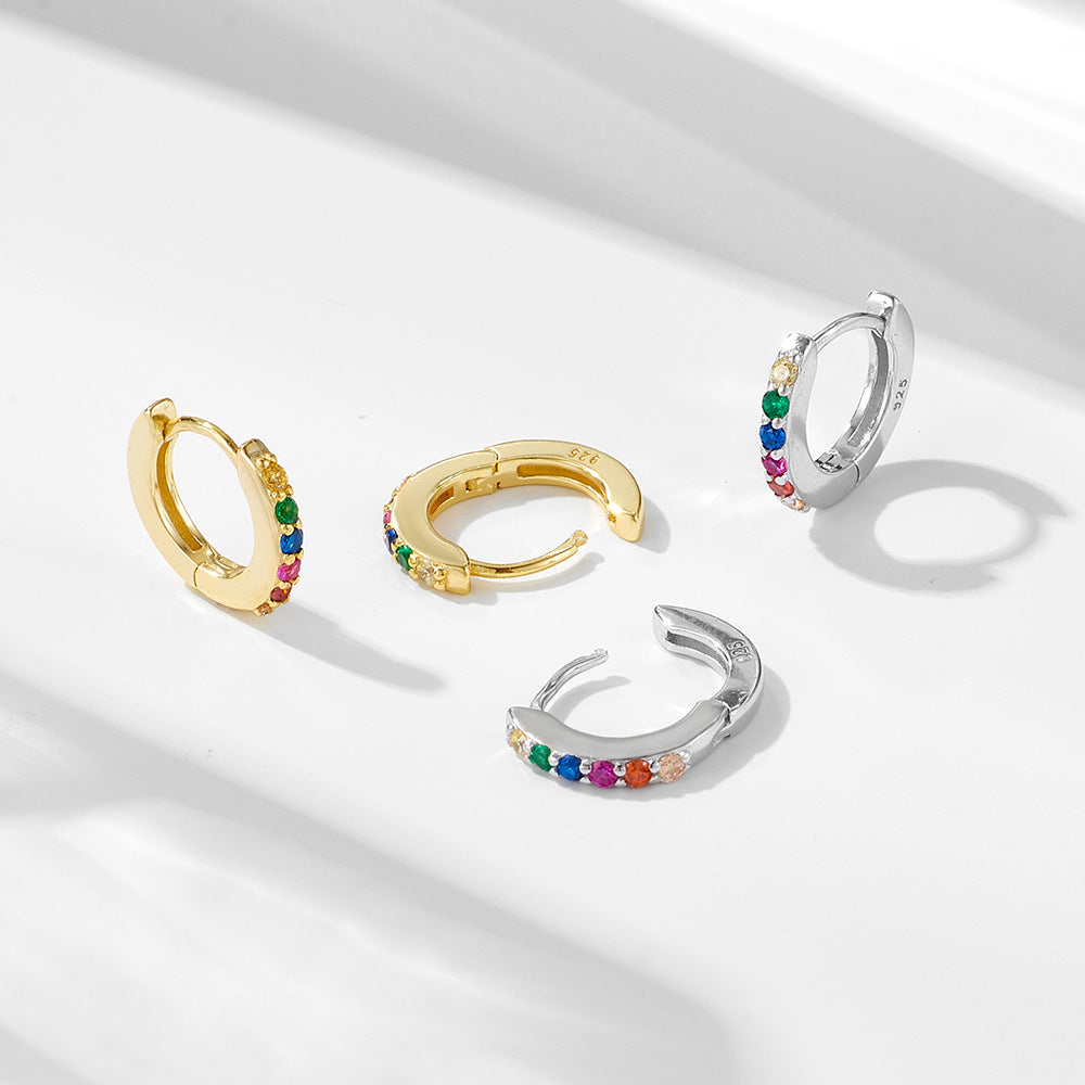 Ruby’s RainbowHoop Earrings Stella Harte