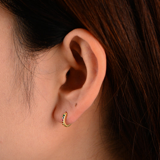 Ruby’s RainbowHoop Earrings
