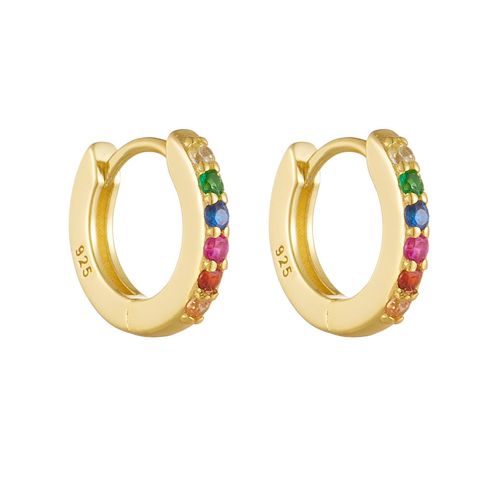 Ruby’s RainbowHoop Earrings Stella Harte