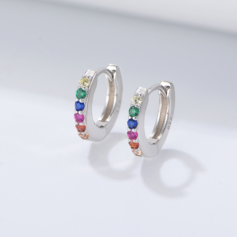 Ruby’s RainbowHoop Earrings Stella Harte