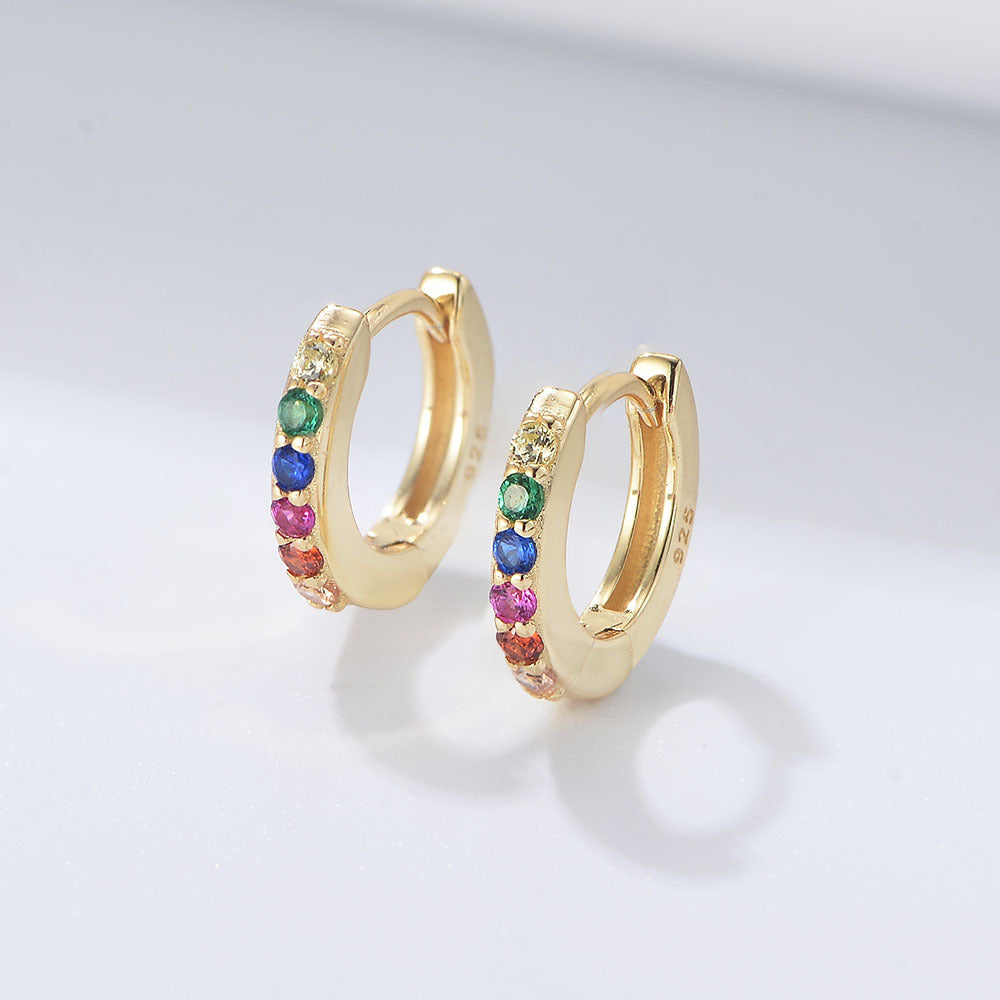 Ruby’s RainbowHoop Earrings Stella Harte