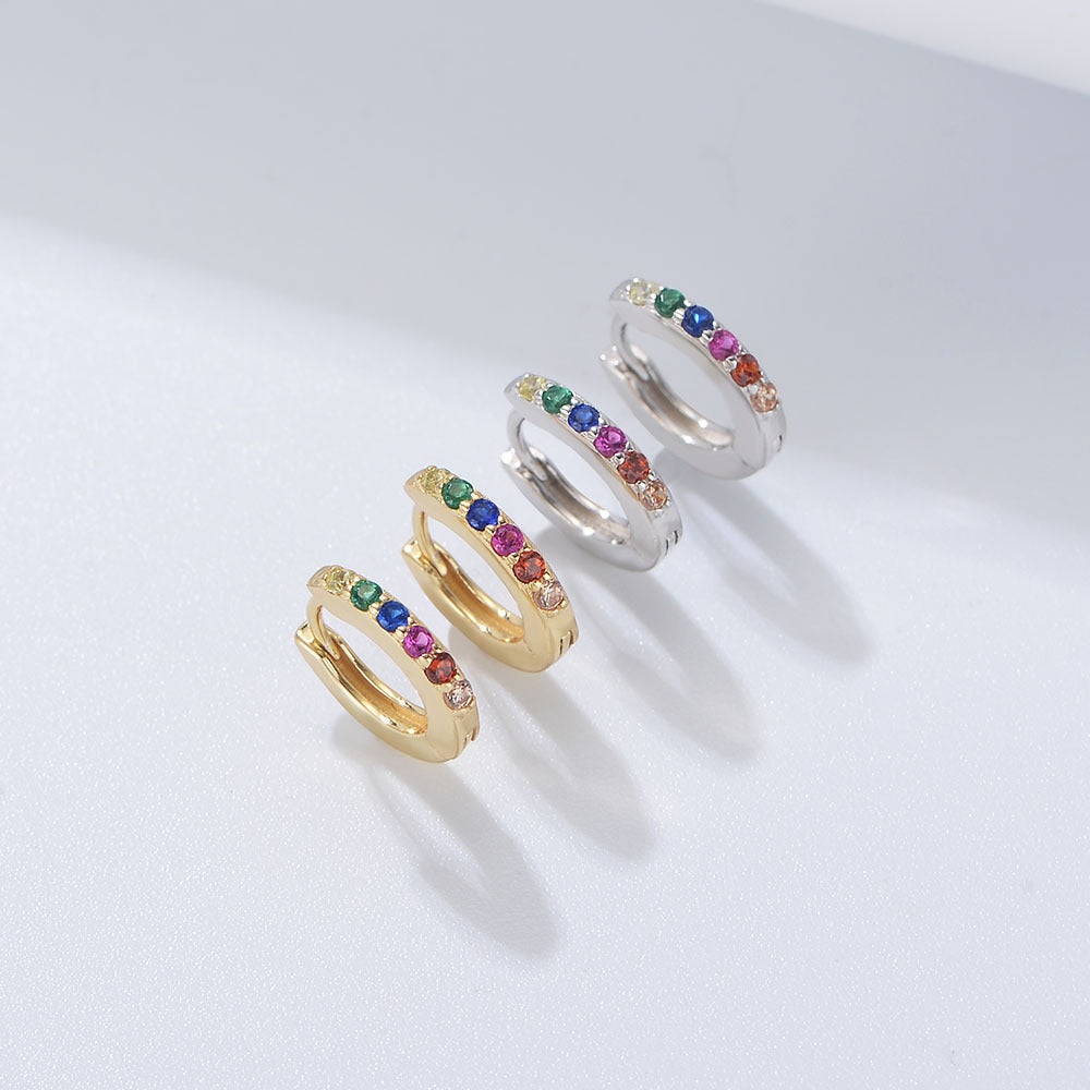 Ruby’s RainbowHoop Earrings