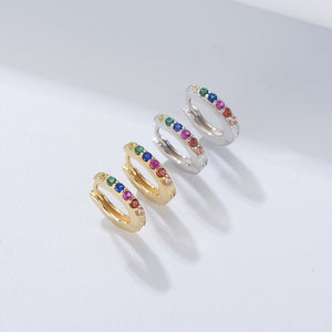 Ruby’s RainbowHoop Earrings