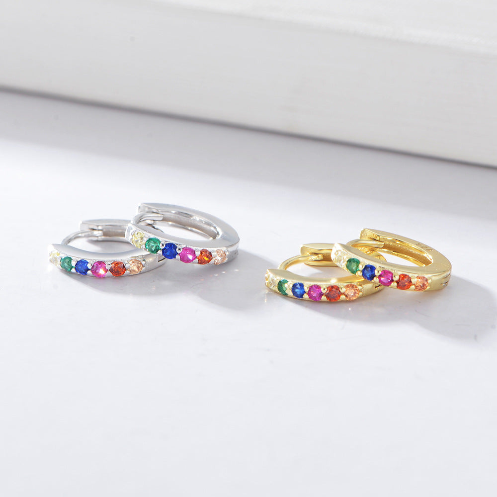 Ruby’s RainbowHoop Earrings