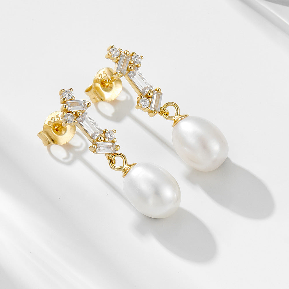 Elise’s PearlFrost Earrings Stella Harte