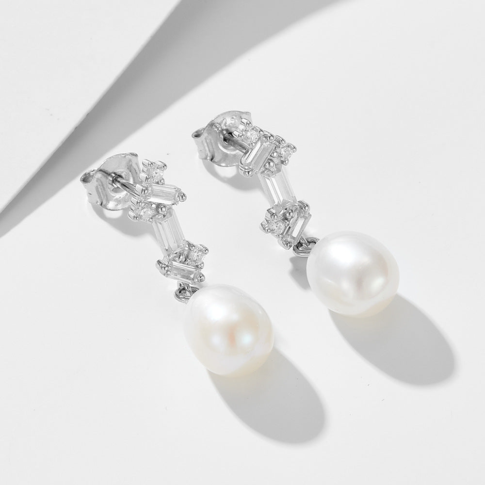 Elise’s PearlFrost Earrings Stella Harte