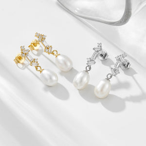 Elise’s PearlFrost Earrings Stella Harte