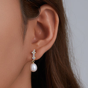Elise’s PearlFrost Earrings Stella Harte