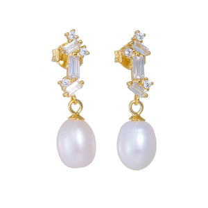 Elise’s PearlFrost Earrings Stella Harte