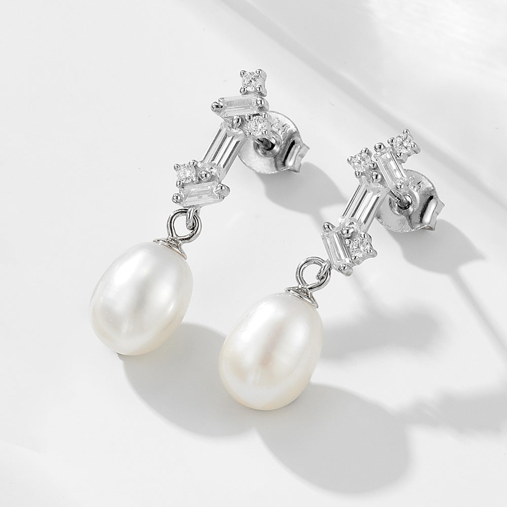 Elise’s PearlFrost Earrings Stella Harte