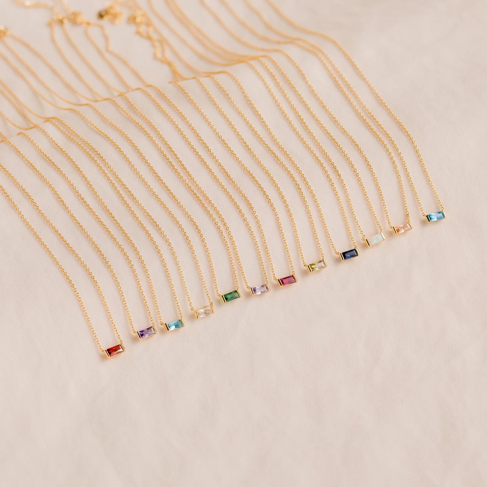 Birthstone Bar Necklace Stella Harte
