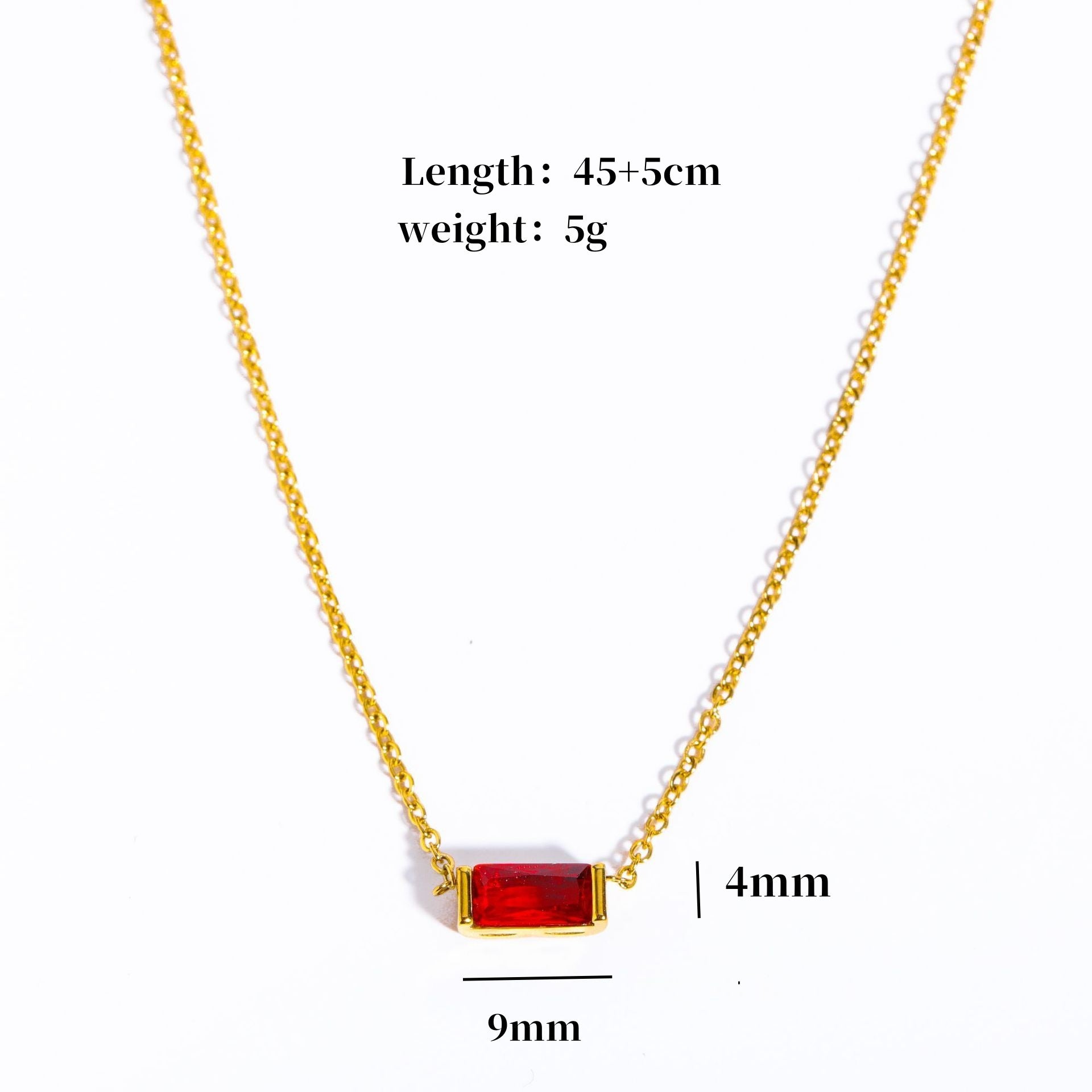Birthstone Bar Necklace