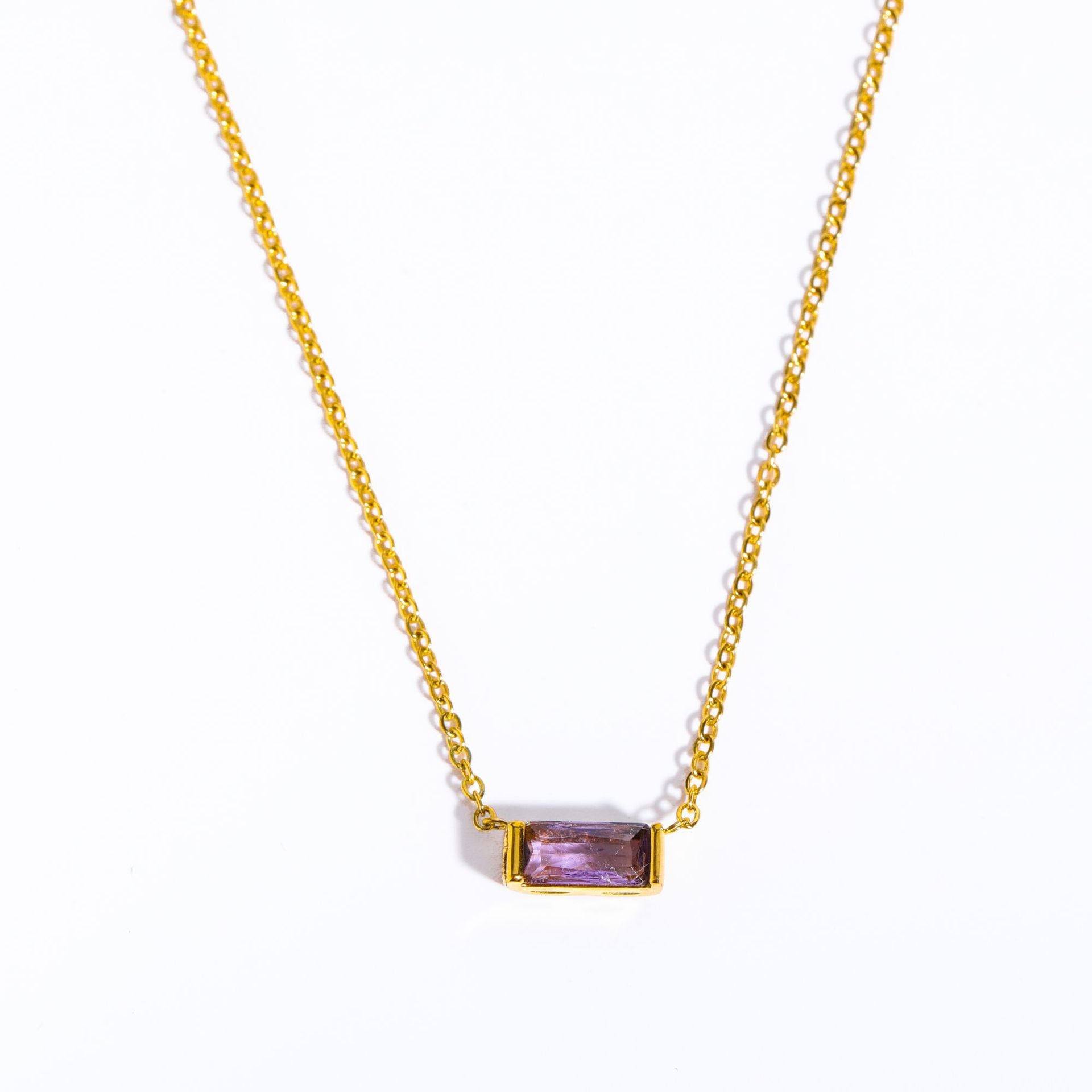 Birthstone Bar Necklace