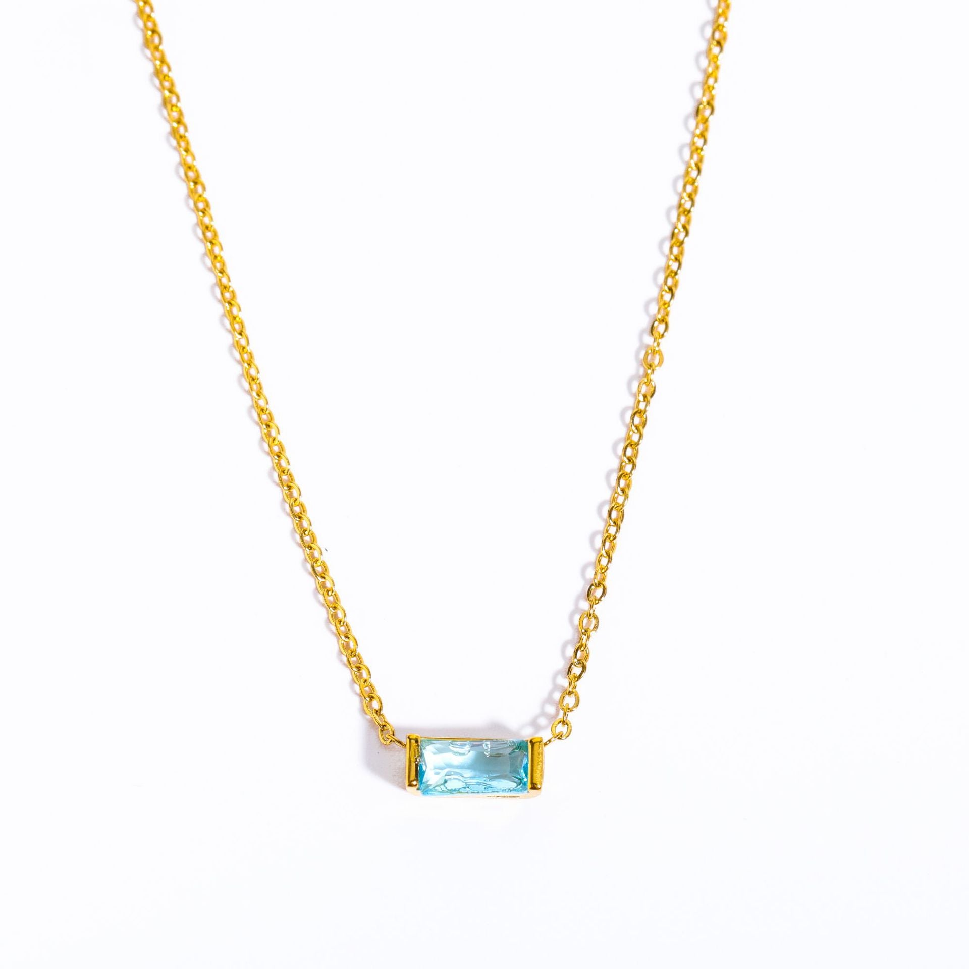 Birthstone Bar Necklace