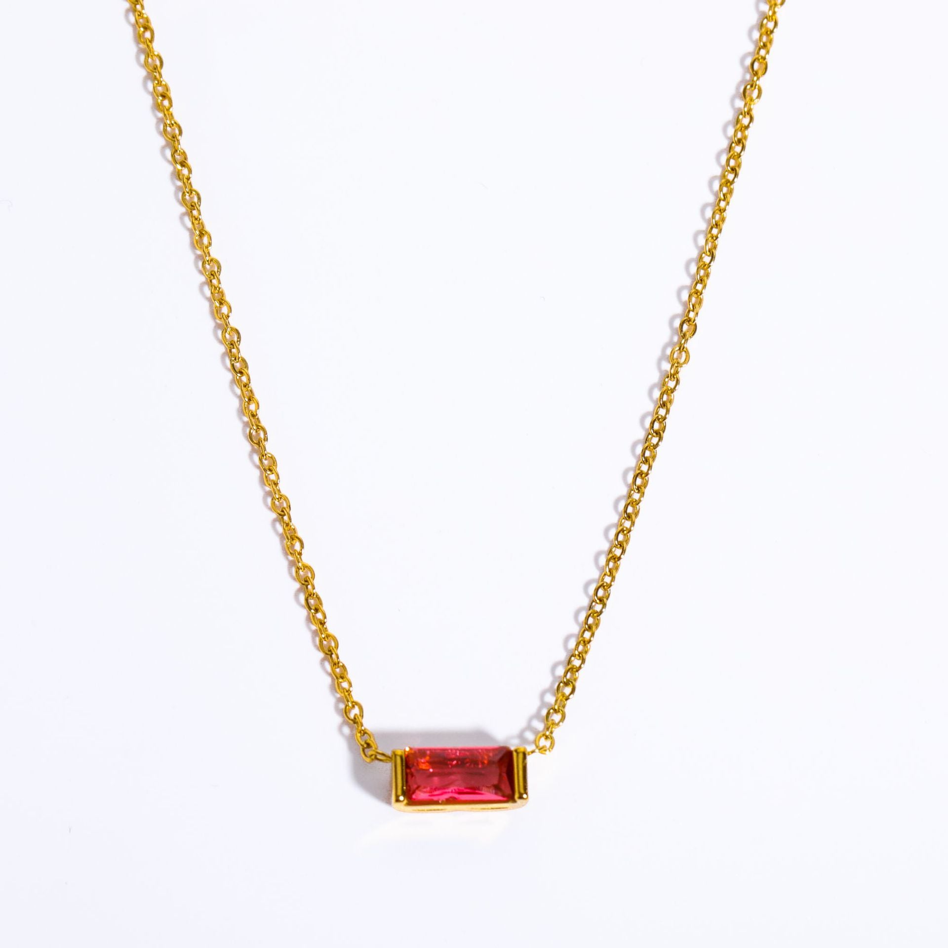 Birthstone Bar Necklace