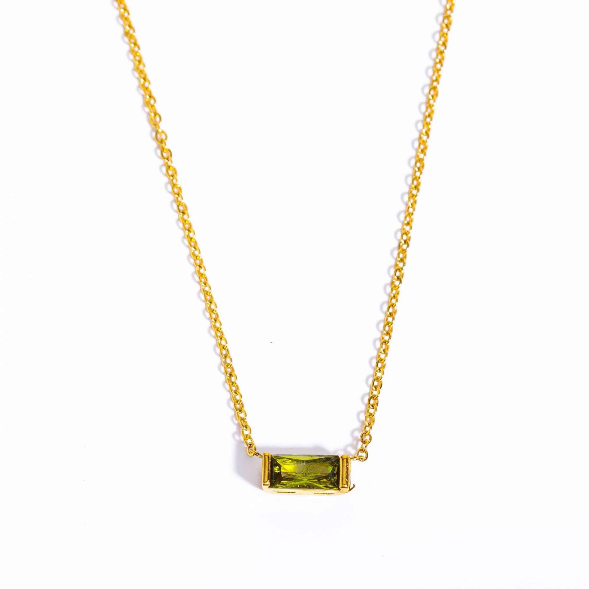 Birthstone Bar Necklace