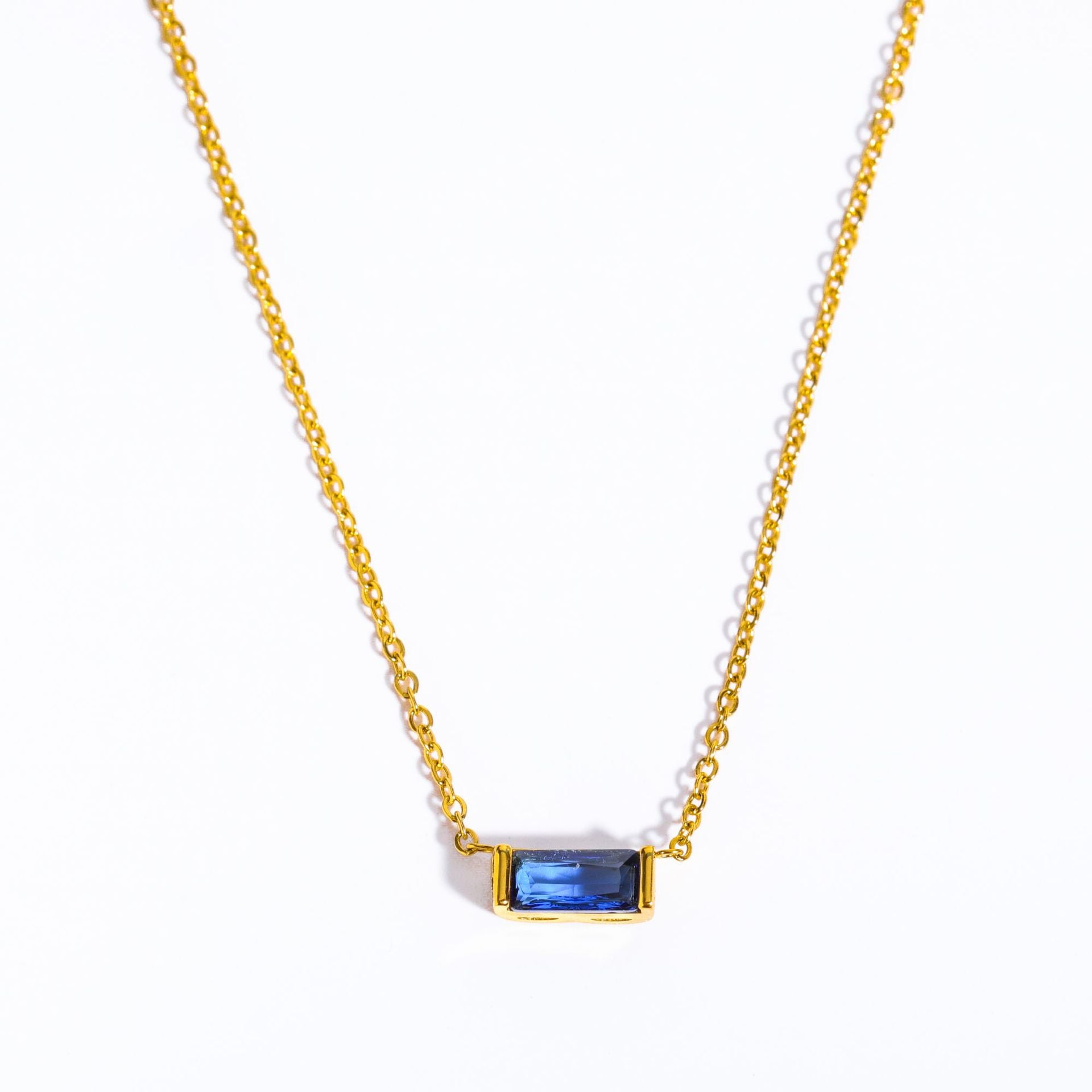 Birthstone Bar Necklace