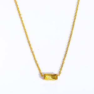 Birthstone Bar Necklace