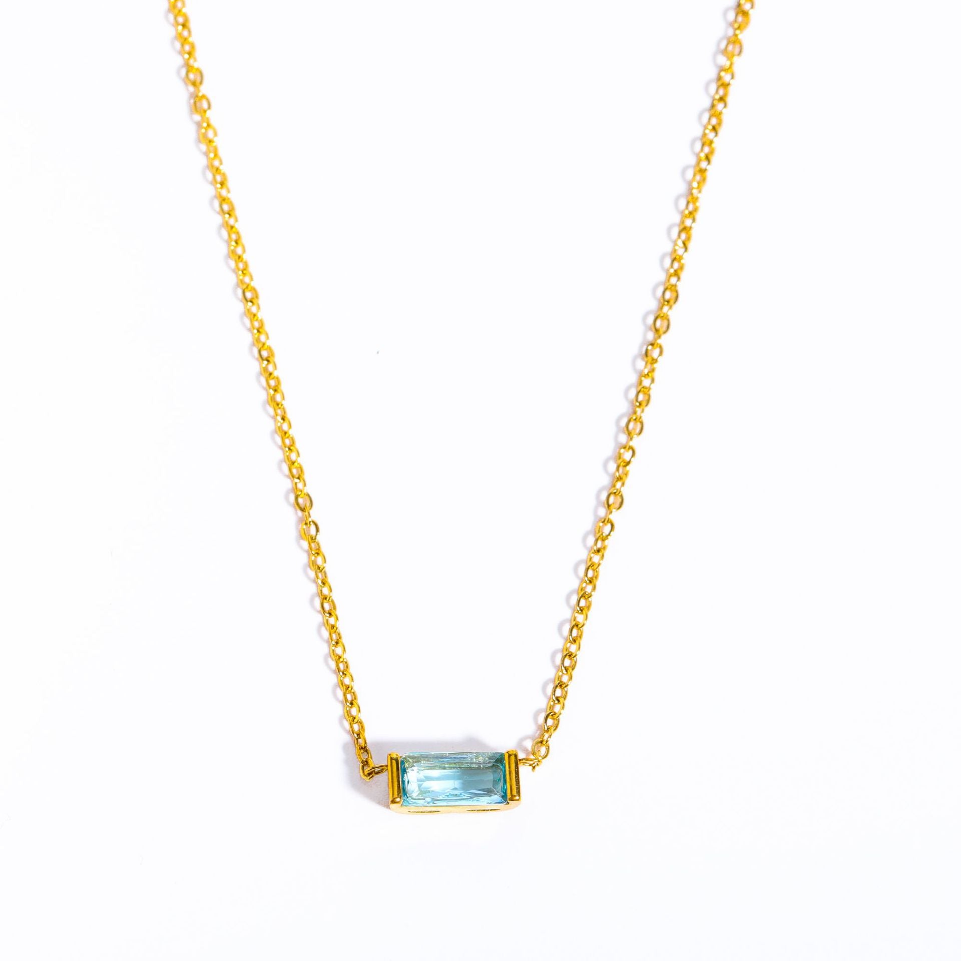 Birthstone Bar Necklace