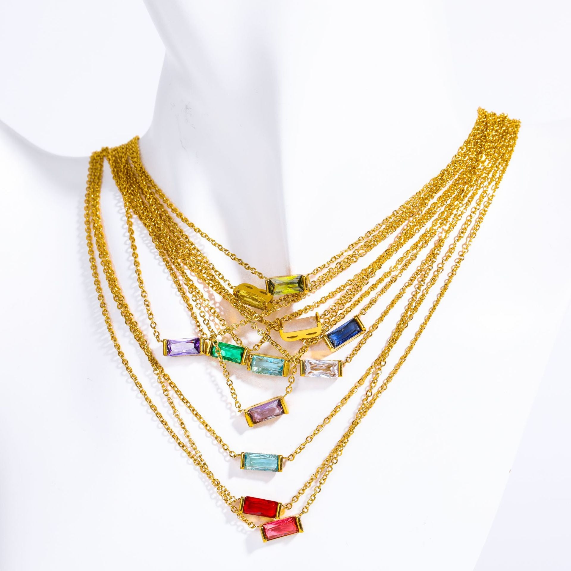 Birthstone Bar Necklace Stella Harte