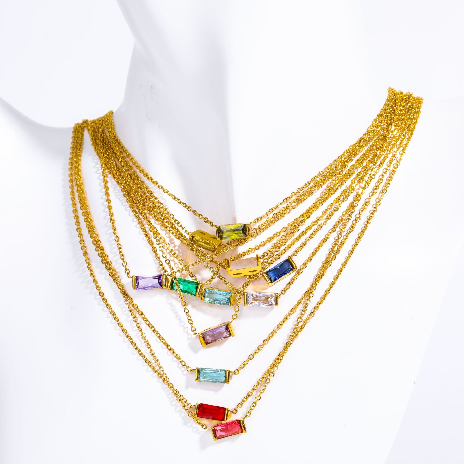 Birthstone Bar Necklace
