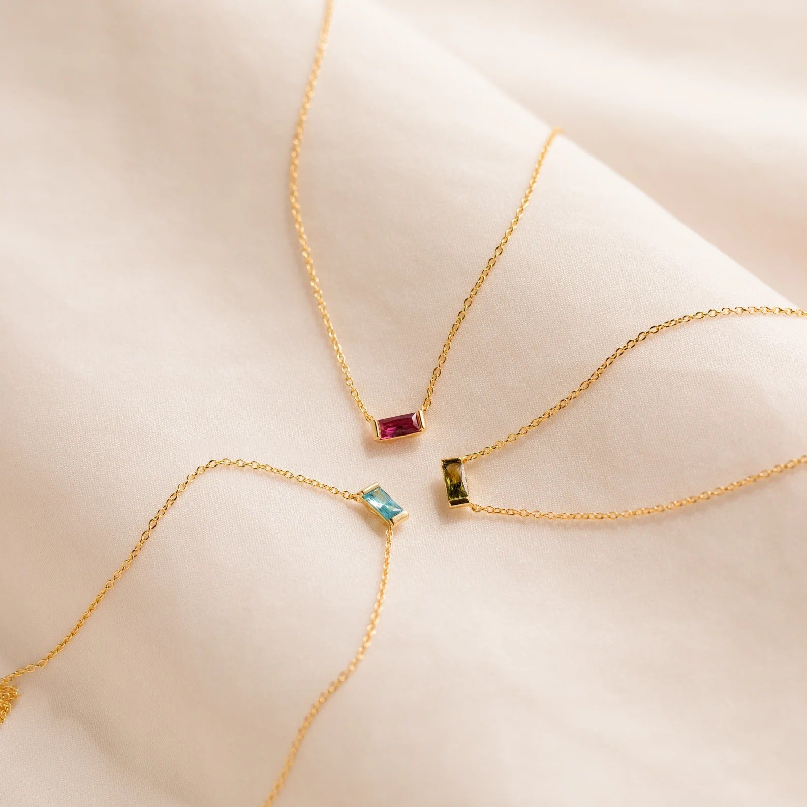 Birthstone Bar Necklace