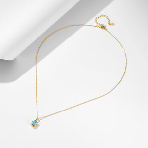 Azure Oval Necklace