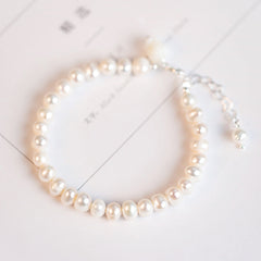 Pearl Whisper Dangle Bracelet