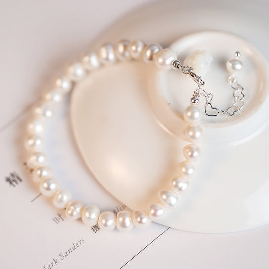 Pearl Whisper Dangle Bracelet