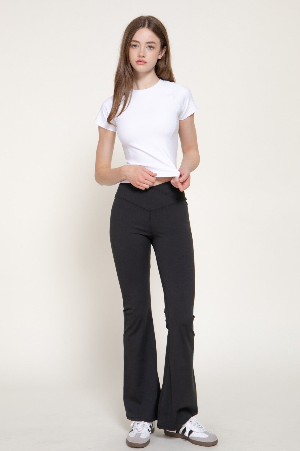 Short Raglan Slv Workout Top