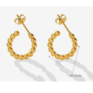 Beadie Huggie Earrings
