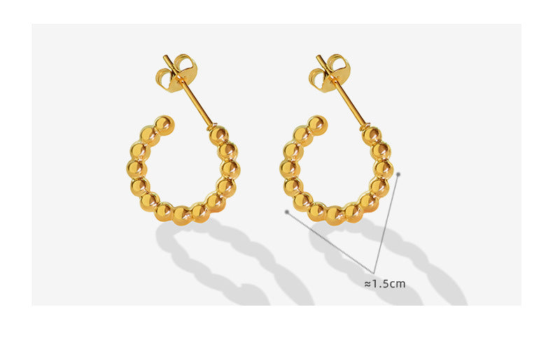 Beadie Huggie Earrings Stella Harte