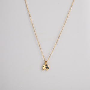 Feline Duo Charm Necklace