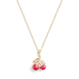 Cherry Blossom Charm Necklace