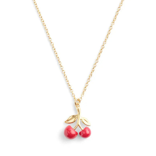 Cherry Blossom Charm Necklace