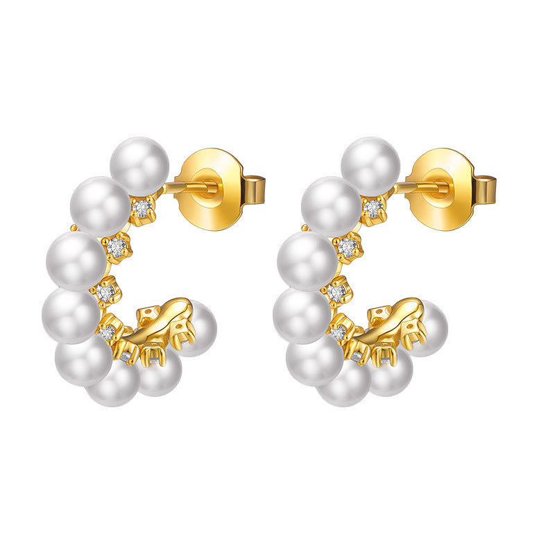 Lumina Pearl Earrings Stella Harte
