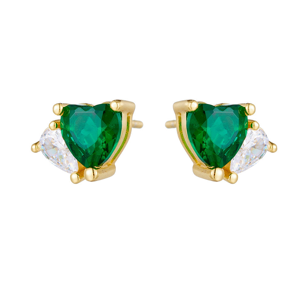 Emerald Echo Studs