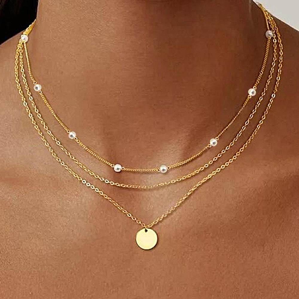 Auric Pearl Sonata Layer Necklace Stella Harte