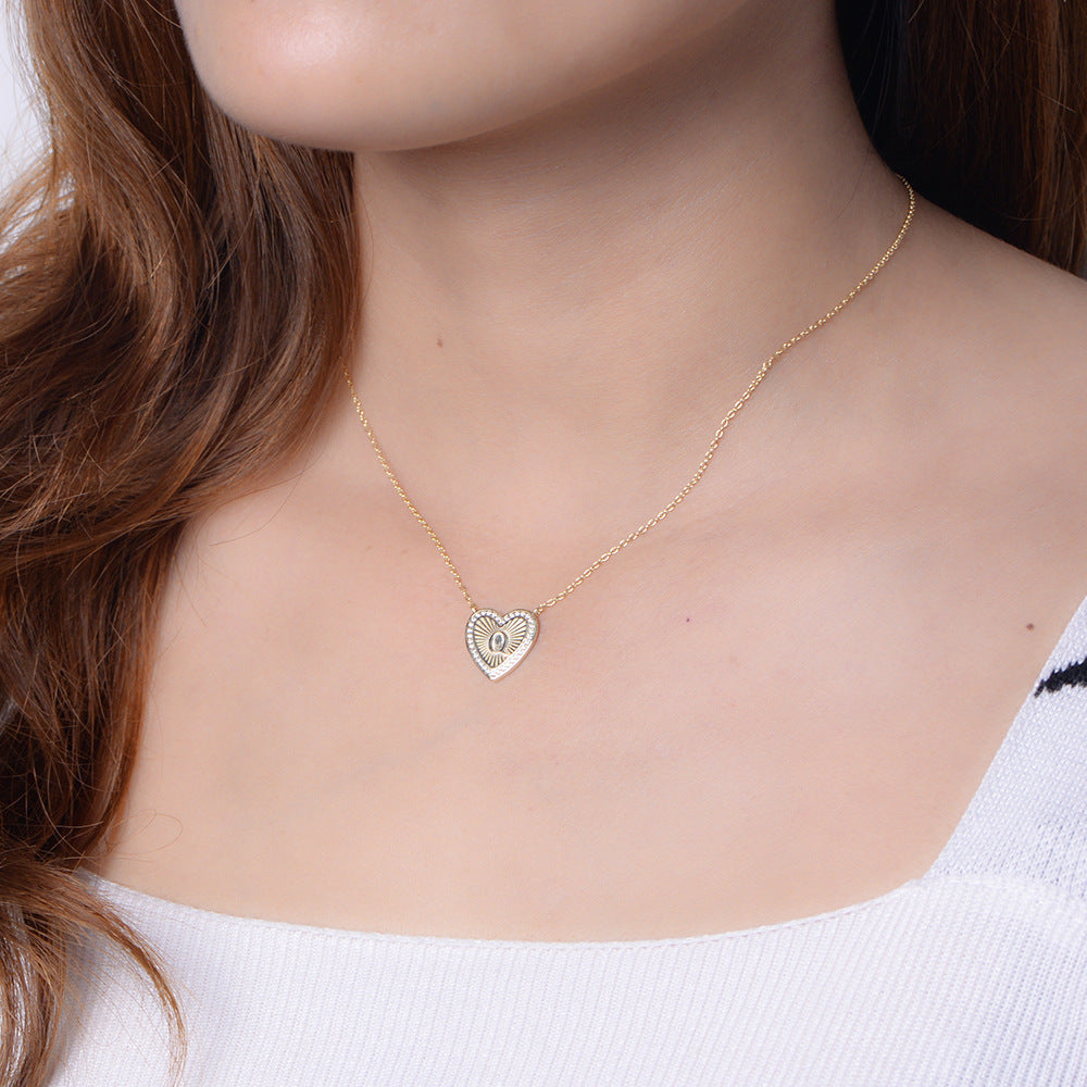 Serenity’s Heart Cipher Necklace Stella Harte