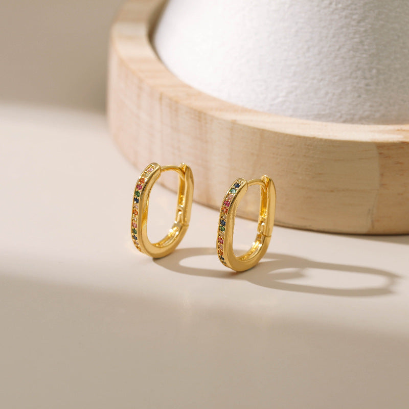 Prism Oval Hoops