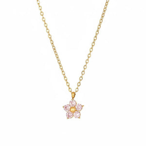 Blossom Gem Trio Necklace