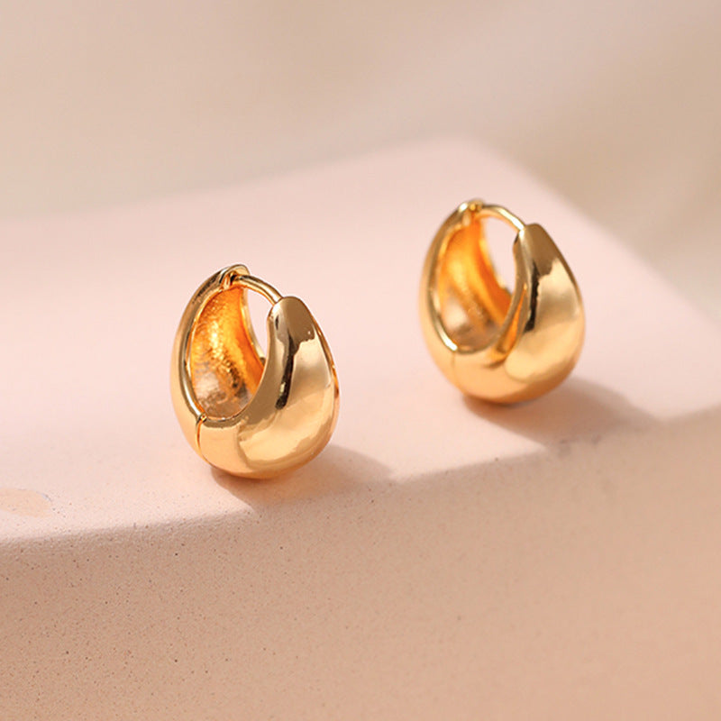 Lune Gold Hoops