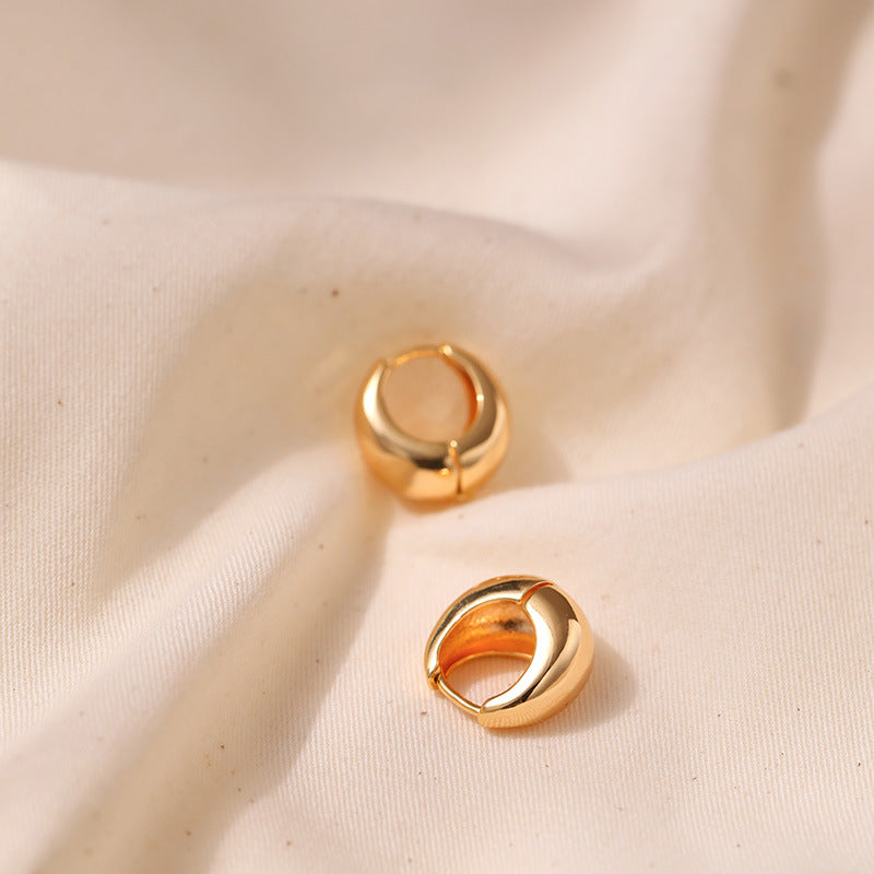 Lune Gold Hoops