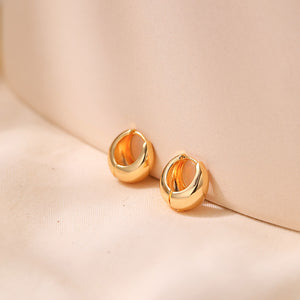 Lune Gold Hoops