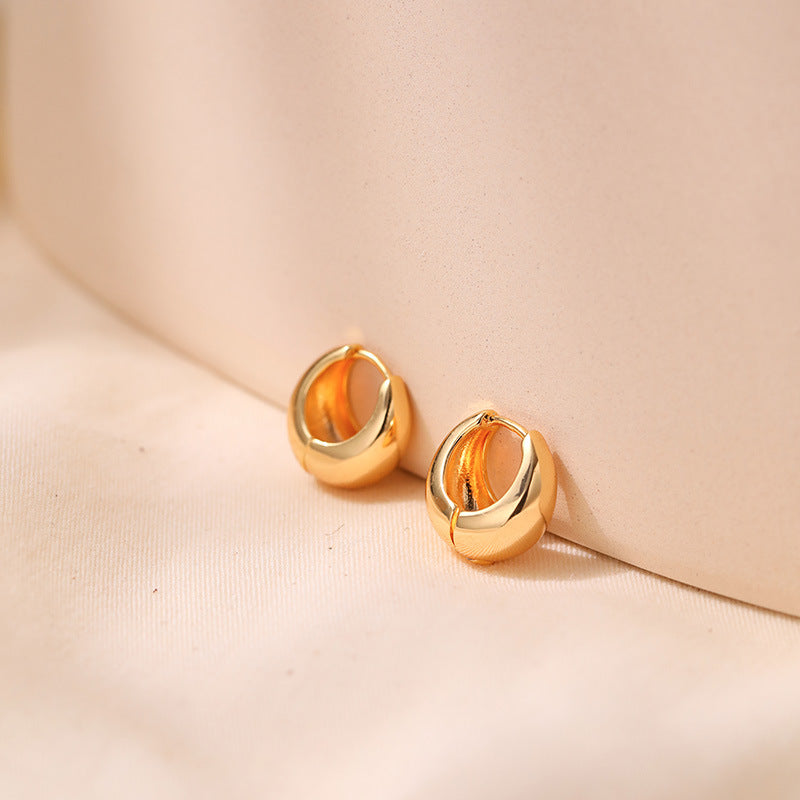 Lune Gold Hoops