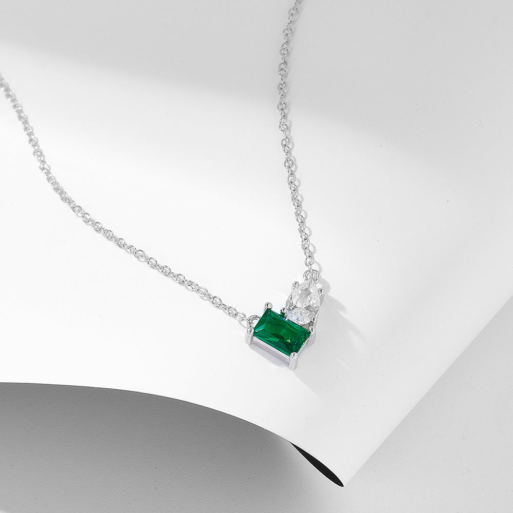 Emerald Duo Necklace