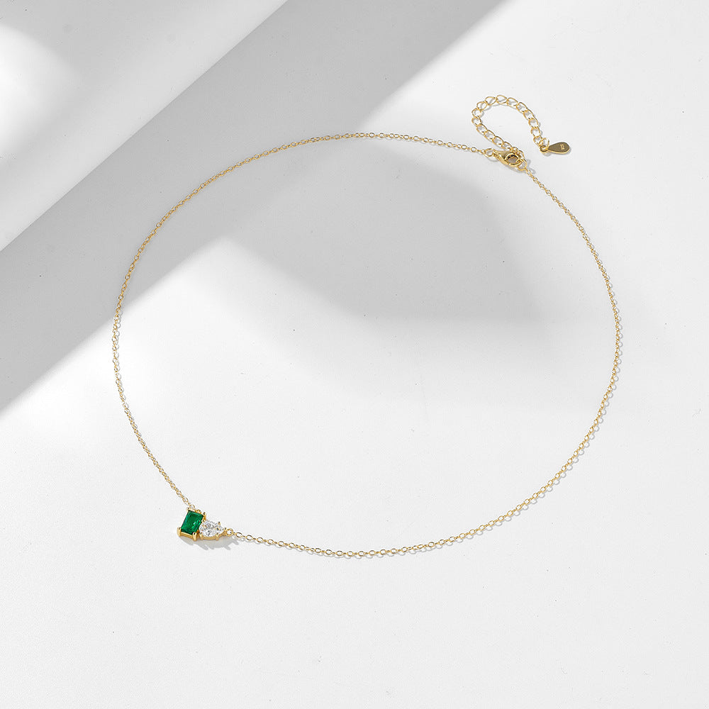 Emerald Duo Necklace