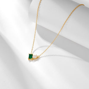 Emerald Duo Necklace