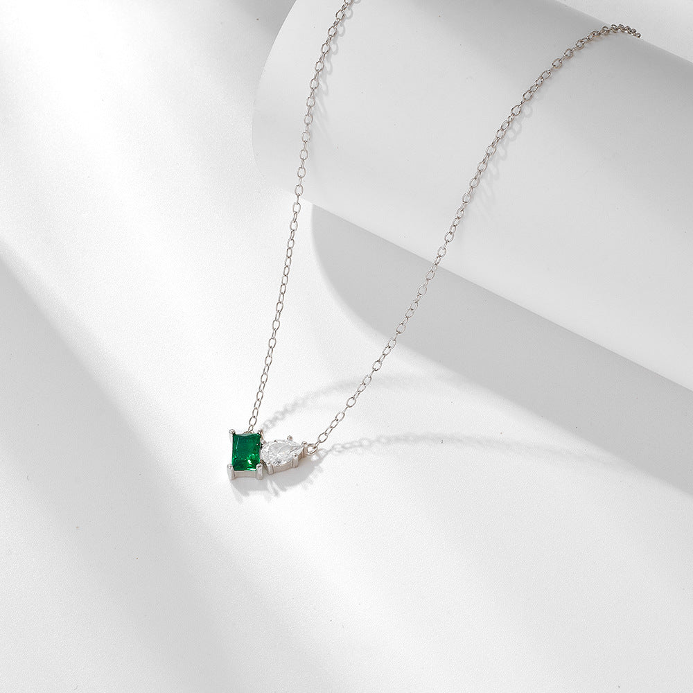 Emerald Duo Necklace