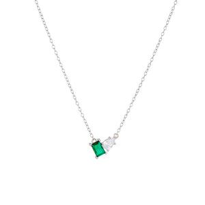 Emerald Duo Necklace